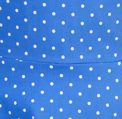 Rochie Vintage Sexy Pin Up Albastra