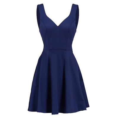 Rochie Vintage Swing Bleumarin