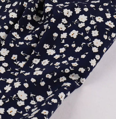 Rochie Vintage Cu Talie Înaltă Bleumarin