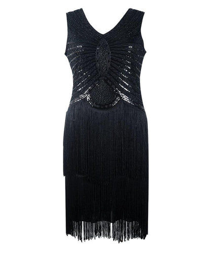 Rochie Art Deco De Epocă Anii 20 Neagră