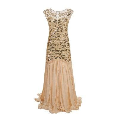 Rochie Flapper Vintage Anii 20 Bej