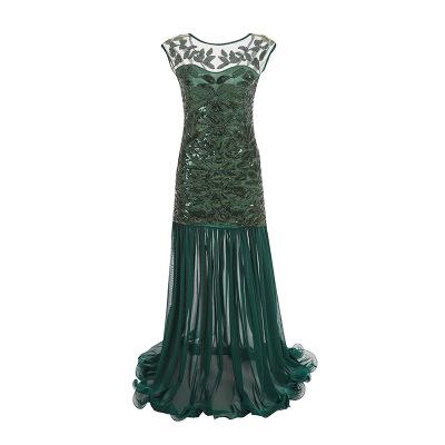 Rochie Flapper Vintage Anilor 20 Verde