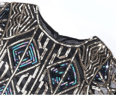 Rochie Gatsby De Epocă, Lungă, Aurie, Anii 20