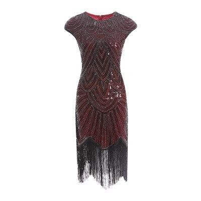 Rochie Anii 20 Bordeaux