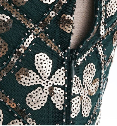 Rochie Vintage Ani 20 Plus Size Gold