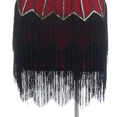 Rochie Roșie De Mărime Plus Vintage Anilor 20