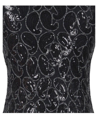 Rochie Vintage Anii 20 Sexy Neagra