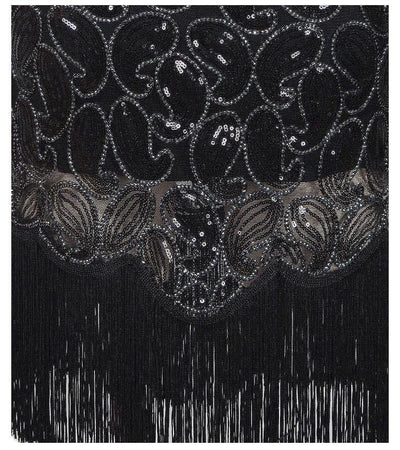 Rochie Vintage Anii 20 Sexy Neagra