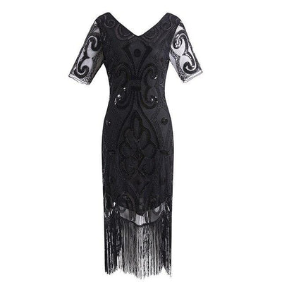 Rochie Neagra Din Dantela Anii 20