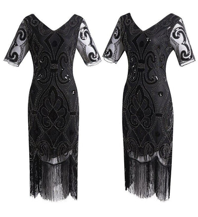 Rochie Cu Paiete Din Dantela Anii 20