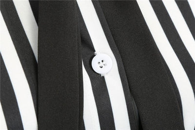 Rochie Vintage Retro Alb-Negru