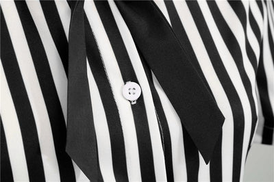 Rochie Vintage Retro Alb-Negru