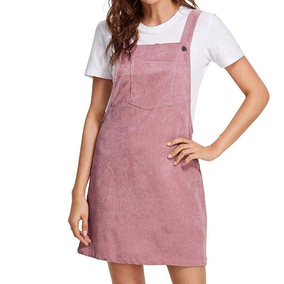 Rochie Vintage Din Catifea Pentru Adolescenți, Roz