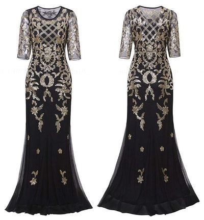 Rochie Anii 20 Plus Size Aur