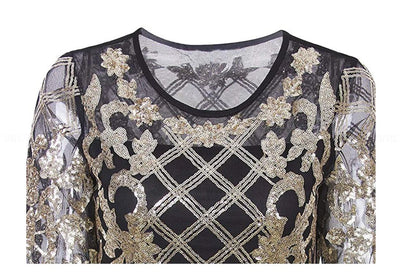 Rochie Anii 20 Plus Size Aur