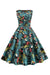 Rochie Vintage Cu Imprimeu Grunge