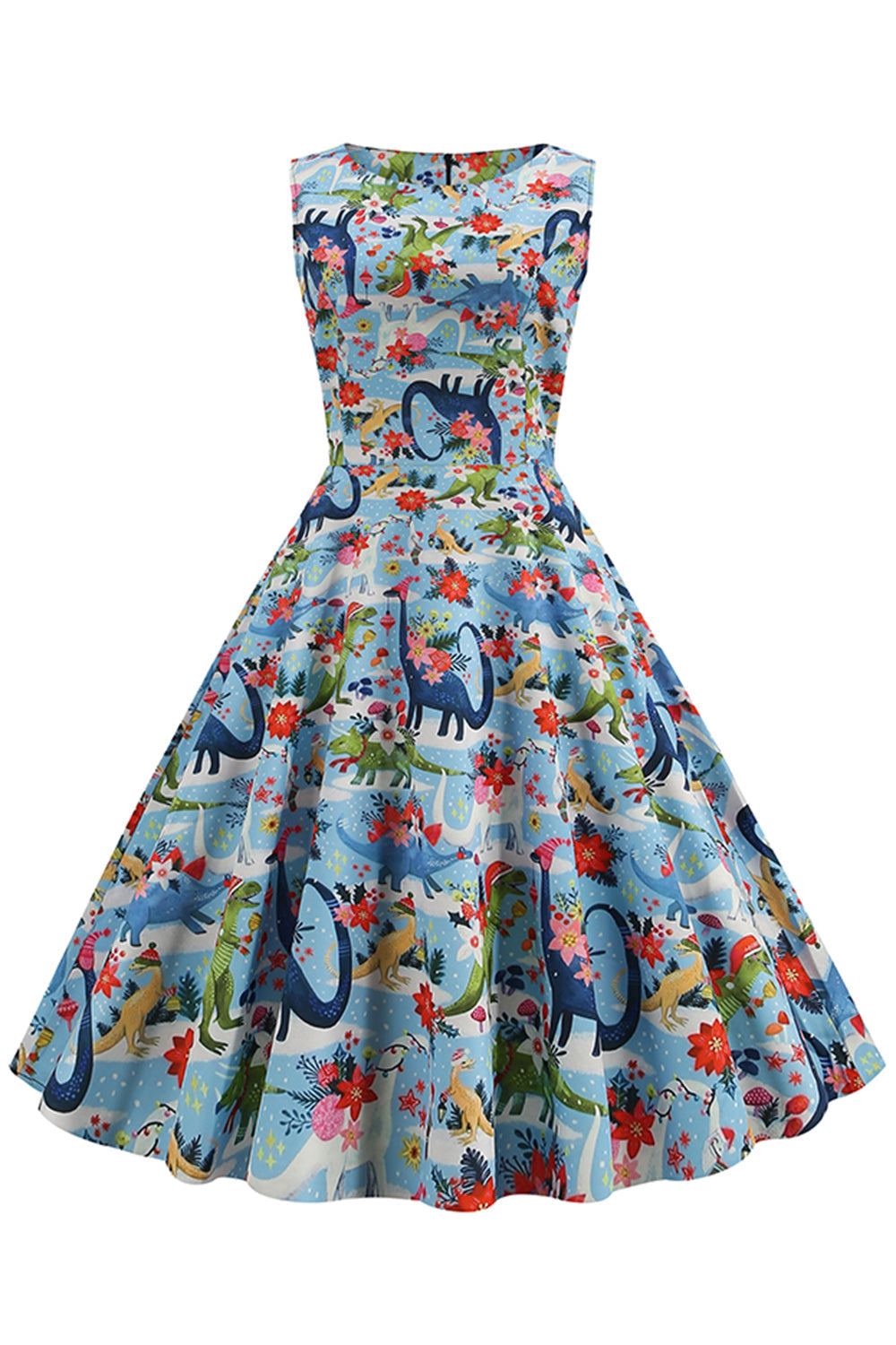 Rochie Florală De Epocă Anii 1950