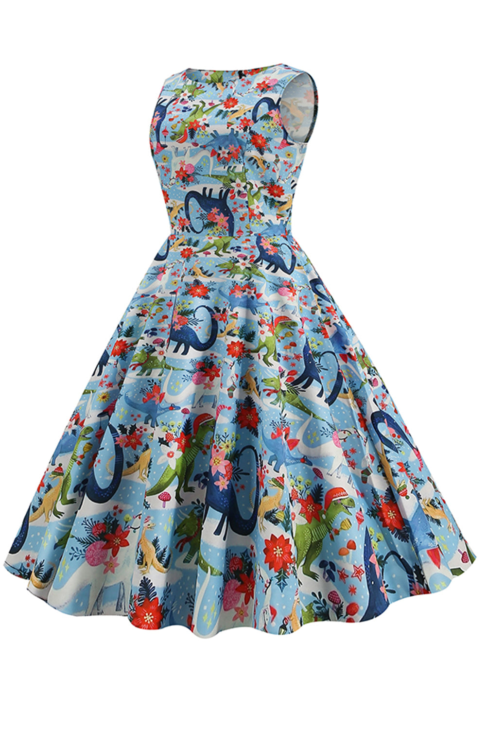 Rochie Florală De Epocă Anii 1950