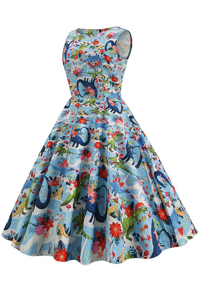 Rochie Florală De Epocă Anii 1950