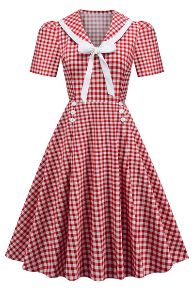 Rochie Vintage Cu Papion