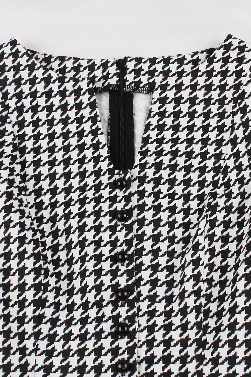 Rochie Leagăn Din Anii 50 În Carouri Negre