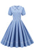 Rochie Cu Maneca Scurta In Stil Vintage