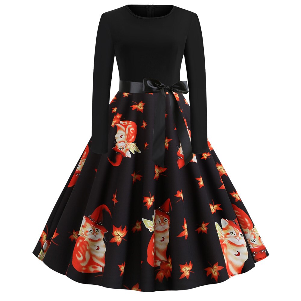 Rochie Rockabilly Spirit De Halloween