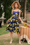 Rochie Lemon Navy Pin Up Halter