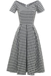 Rochie Midi Vintage Check