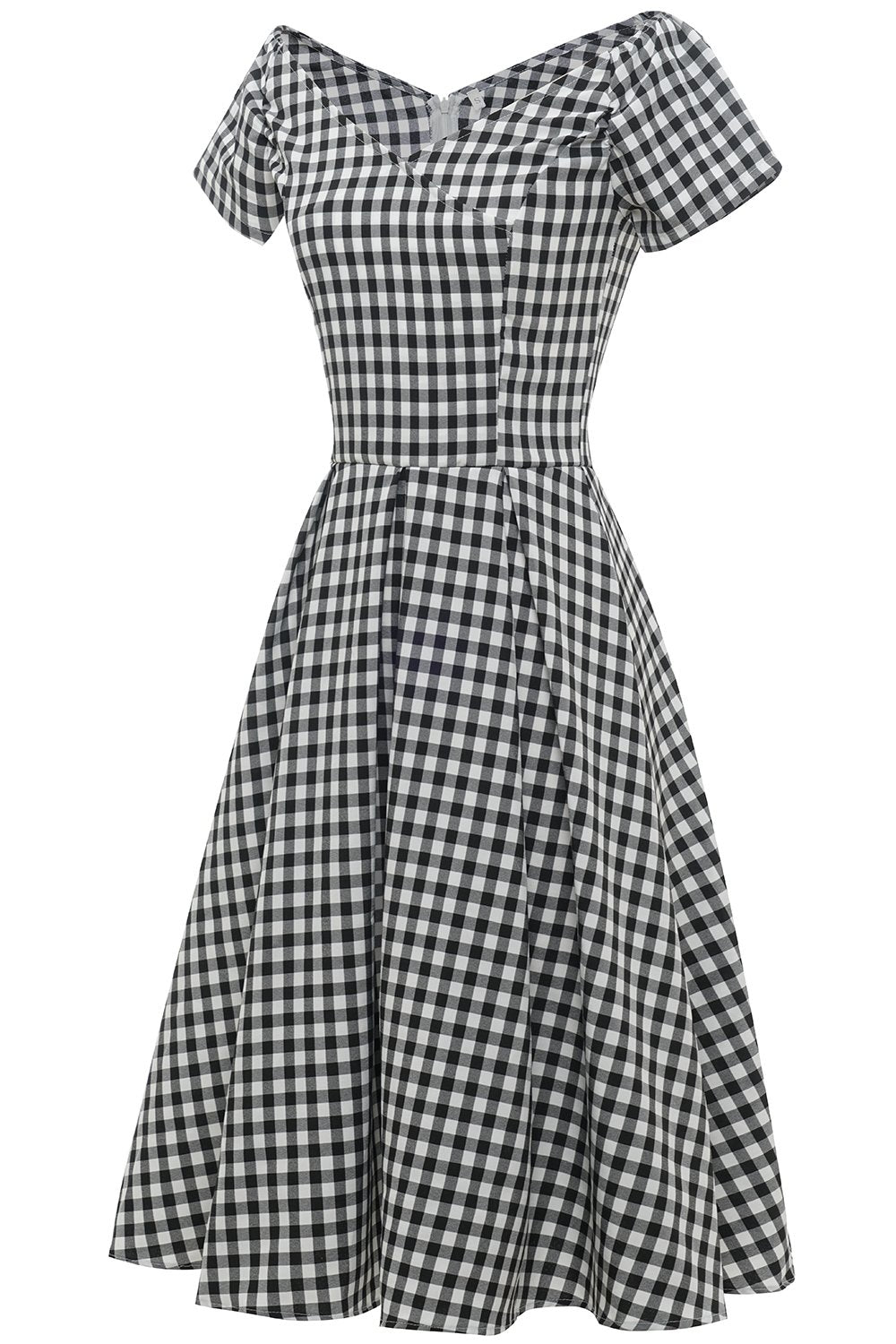 Rochie Midi Vintage Check