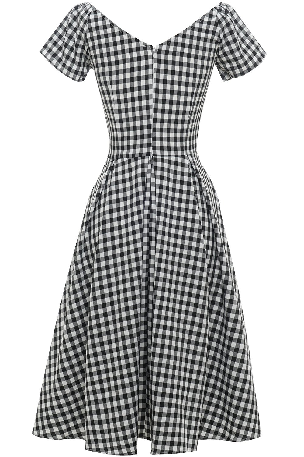 Rochie Midi Vintage Check