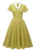 Rochie Vintage De Culoare Lămâie