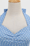 Rochie Retro Cu Buline Fără Spate Pentru Femei