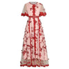 Rochie Florală Vintage Anilor 40