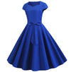 Rochie Albastră Vintage Anilor 50