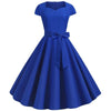 Rochie Albastră Vintage Anilor 50