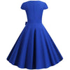 Rochie Albastră Vintage Anilor 50