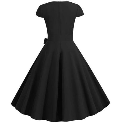 Rochie Neagră Vintage Anilor 50