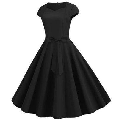 Rochie Neagră Vintage Anilor 50