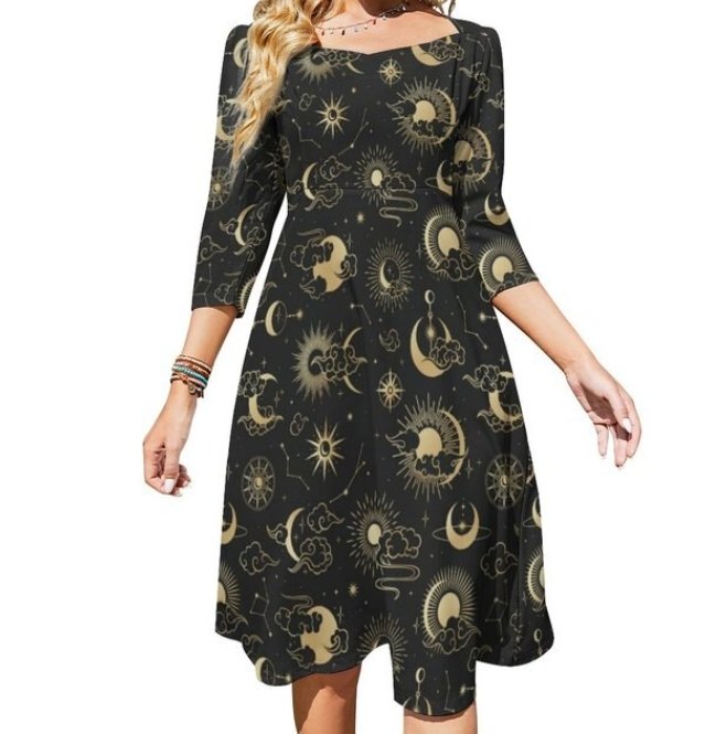 Rochie Vintage De Damă Din Anii 70 Fără Spate