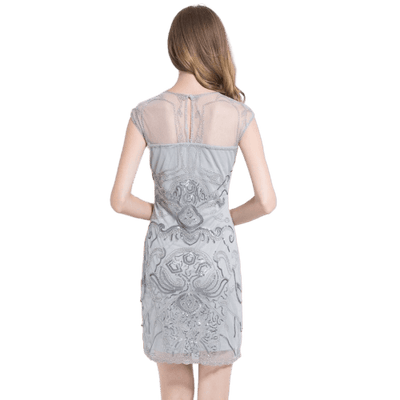 Rochie Vintage Argintie
