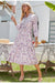 Rochie Lungă Florală De Epocă