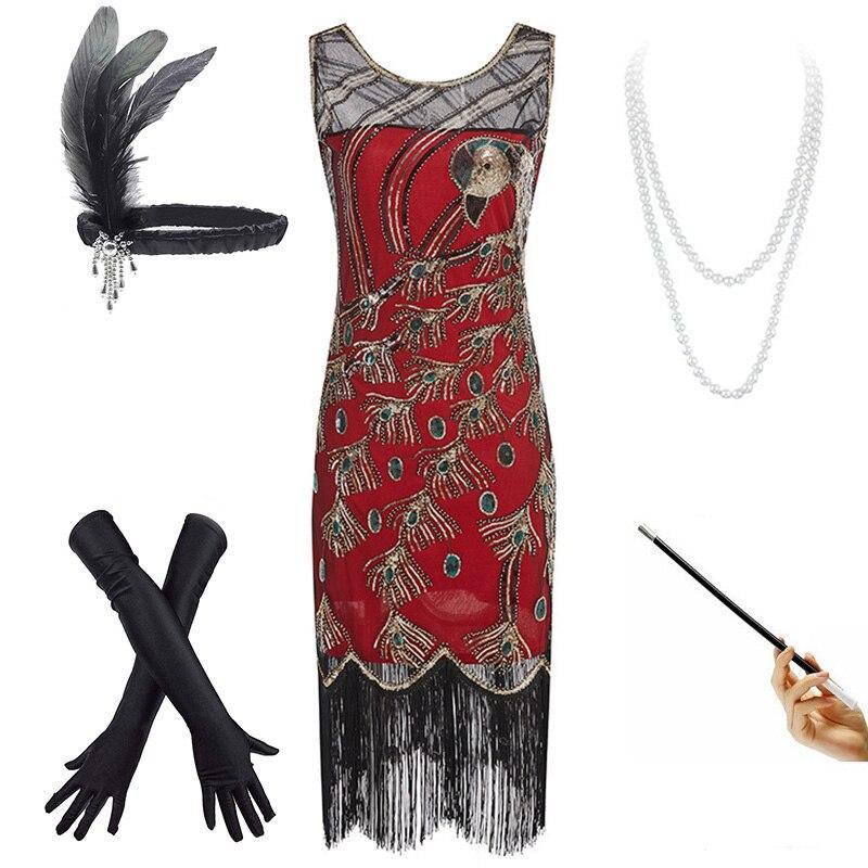 Rochie Anii 20 Femei Rosie