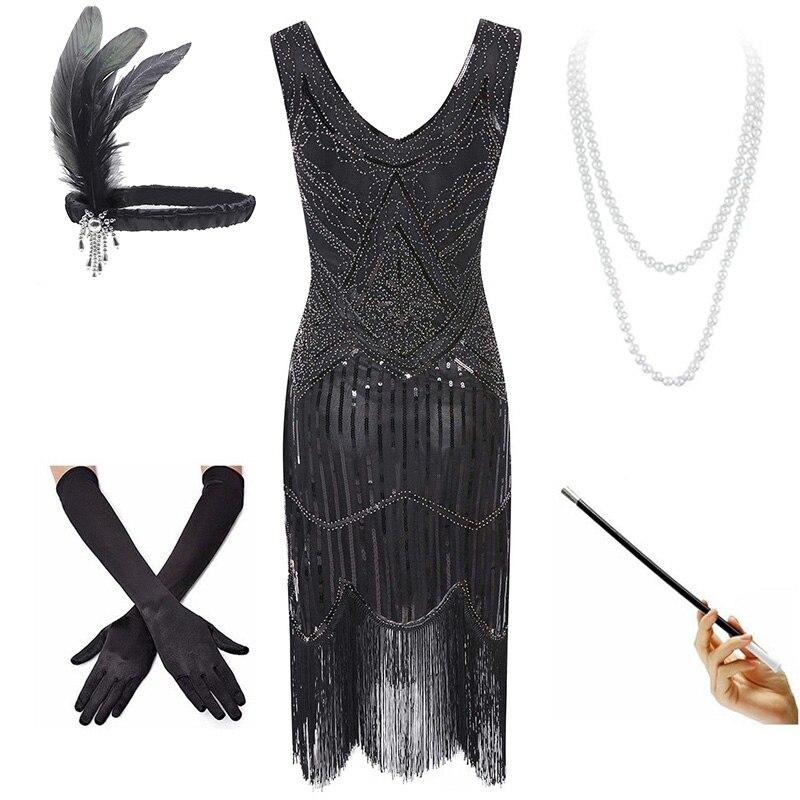 Rochie Argintie Vintage Anilor 20