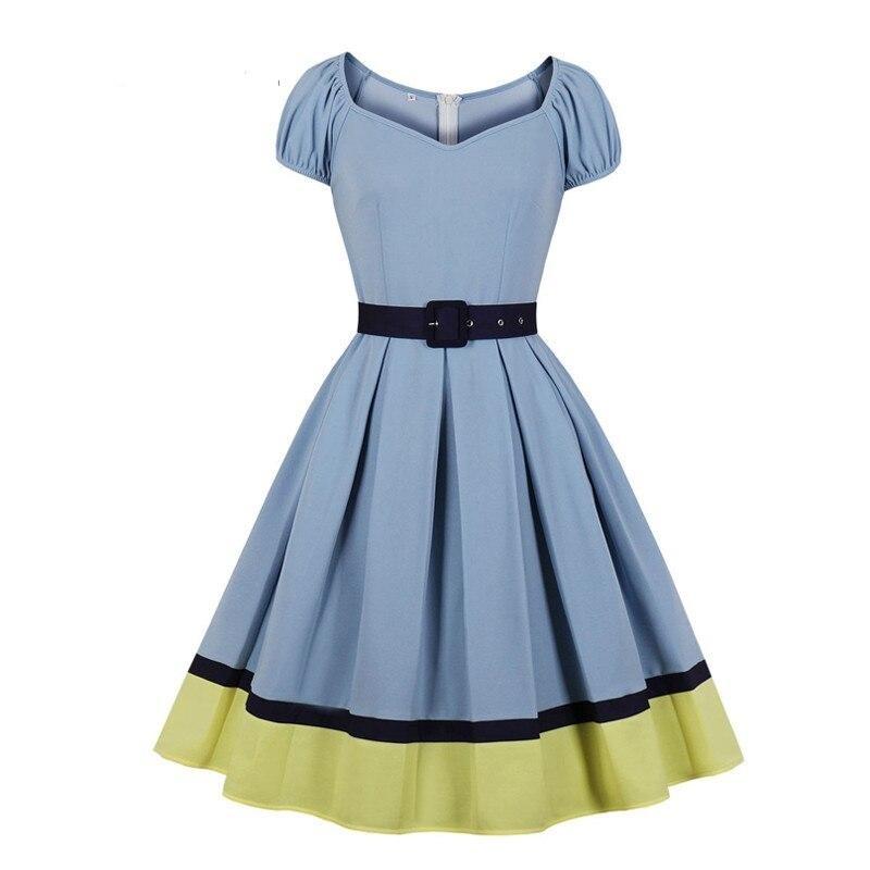 Rochie Bicoloră Din Anii 50