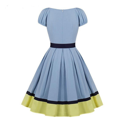 Rochie Bicoloră Din Anii 50