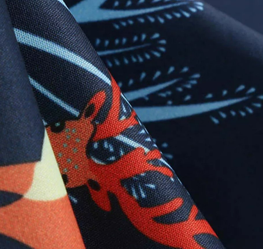 Rochie Cu Flori Anii 50 Bleumarin