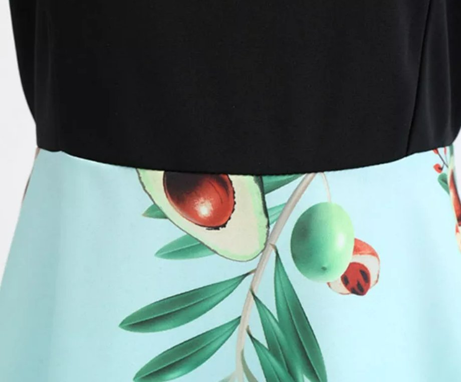 Rochie Pastel Blue Anii 50