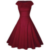 Rochie Chic Burgundy Din Anii 50