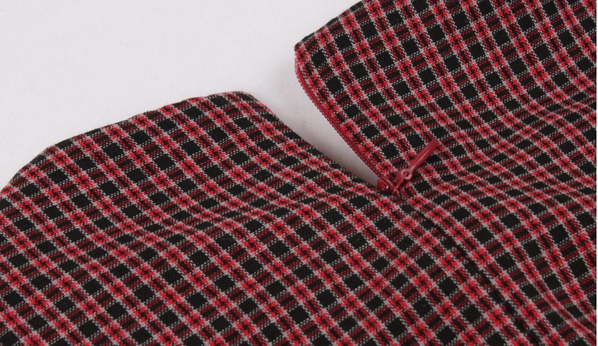 Rochie Roșie Șic Anilor 50